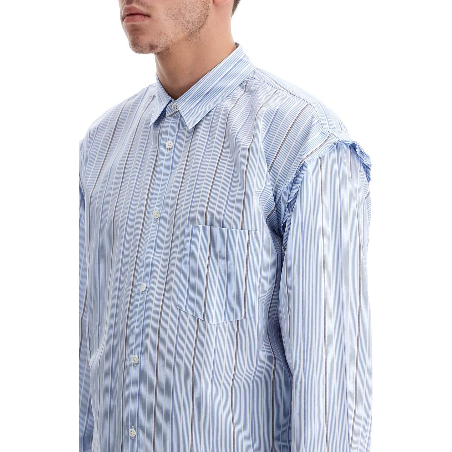 Comme Des Garcons Shirt striped shirt with pocket Shirts Comme Des Garcons Shirt