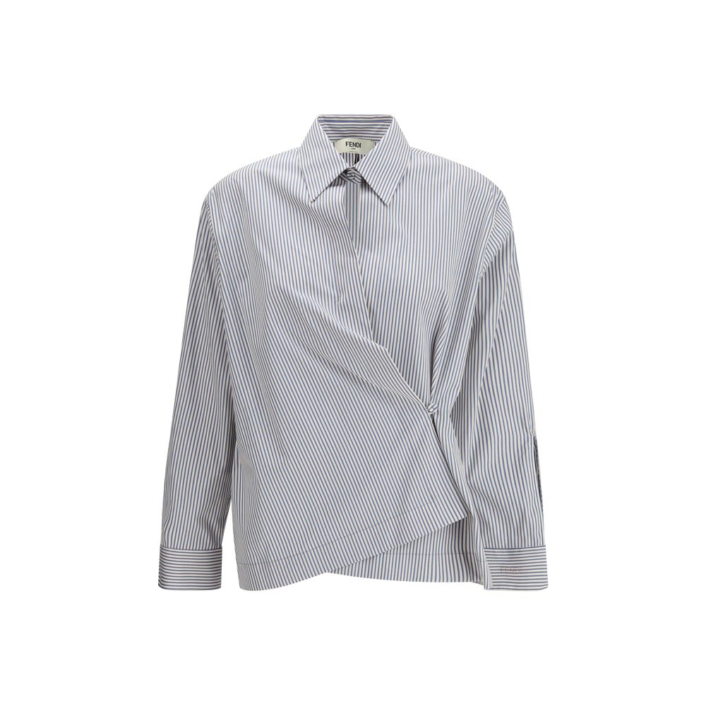 Fendi Multicolor Cotton Pattern Shirt 1728,72470364320,Clothing,Fendi,IT42 | L,Multicolor,New with tags,Pattern - Shirts - Clothing,Shirts - Clothing,Women