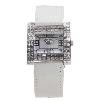 Folli Follie Gray Leather Dress Watch Folli Follie