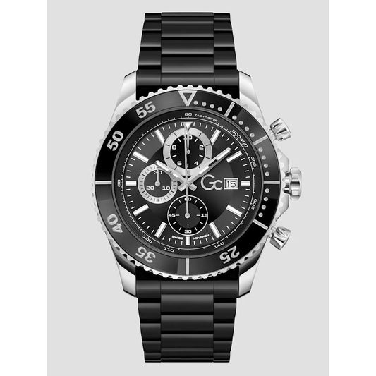 GC Black Ceramic Dress Watch 1728,67434610848,Accessories,Black,Dress Watches - Watches - Accessories,GC,Men,New with tags,Watches - Accessories