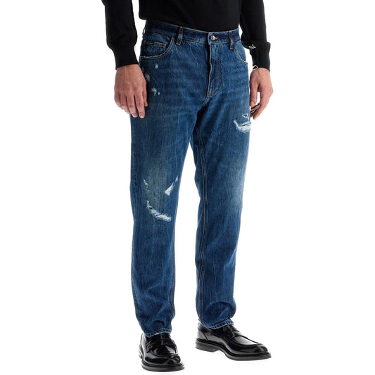 Dolce & Gabbana distressed denim loose fit jeans for Jeans Dolce & Gabbana