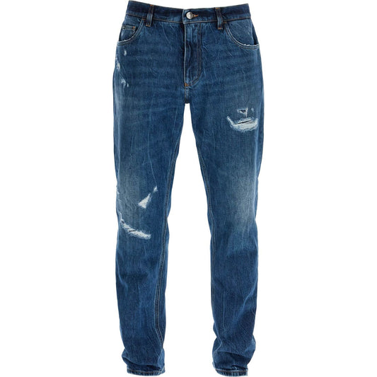 Dolce & Gabbana distressed denim loose fit jeans for Jeans Dolce & Gabbana