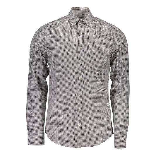 Gant Bianco Cotton Men Shirt Gant