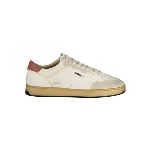 Gas White Polyurethane Men Sneaker 1728,67403481248,Athletic - Sneakers - Shoes,EU42/US9,EU43/US10,Gas,Men,New with tags,Shoes,Sneakers - Shoes,White