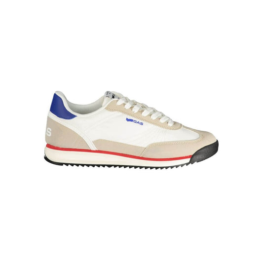 Gas White Polyurethane Men's Sneaker 1728,67403481248,Athletic - Sneakers - Shoes,EU41/US8,Gas,Men,New with tags,Shoes,Sneakers - Shoes,White