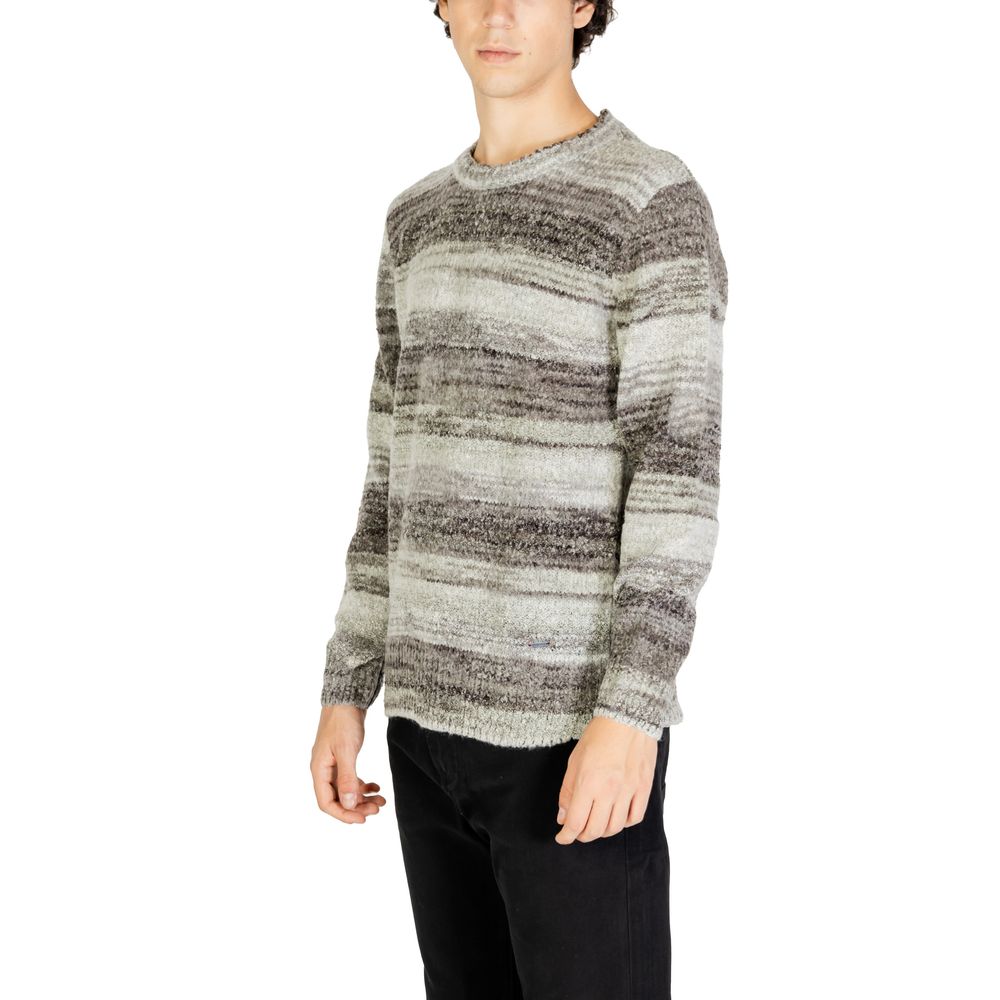 Gianni Lupo Gray Polyacrylic Sweatshirt
