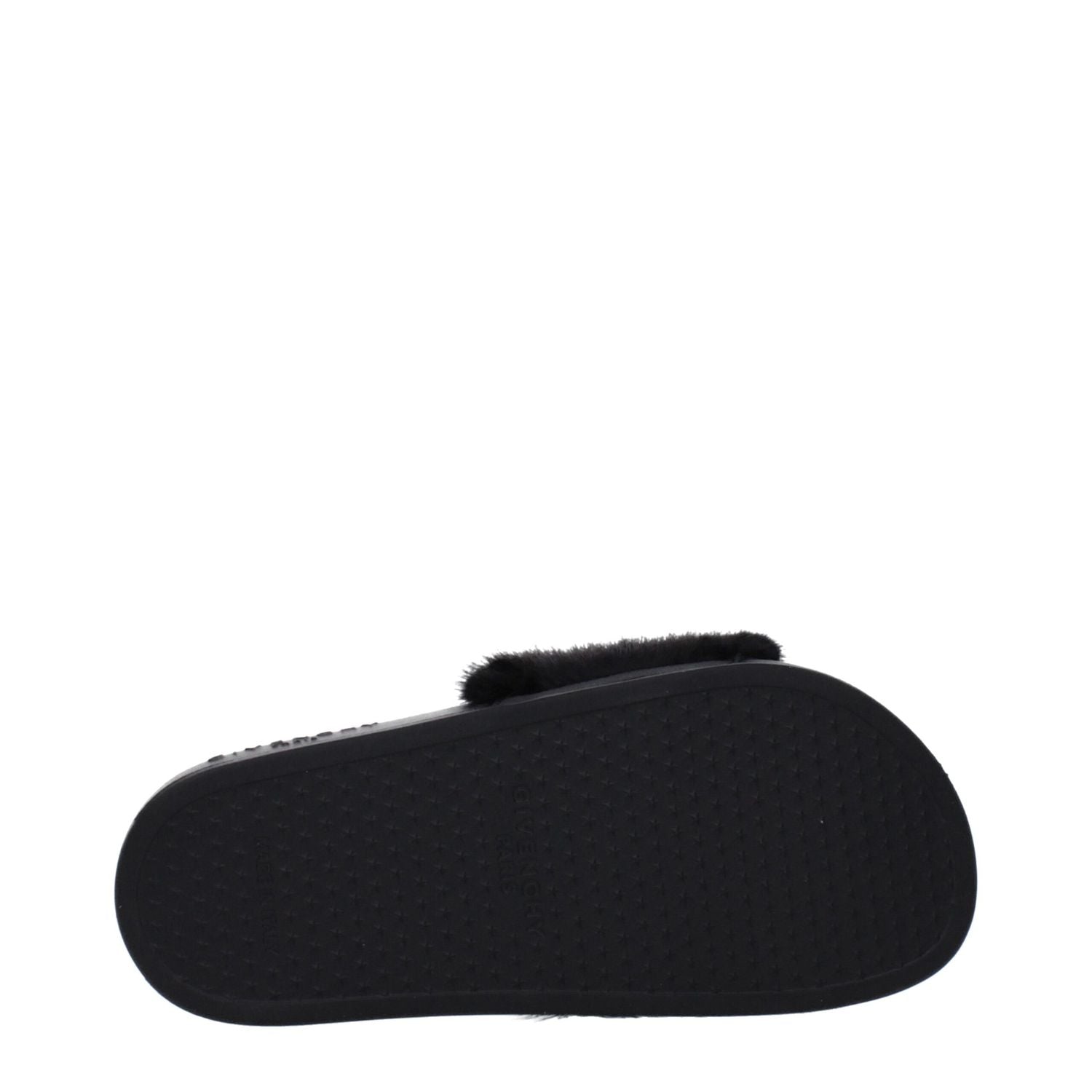 Givenchy Black Cotton Slippers