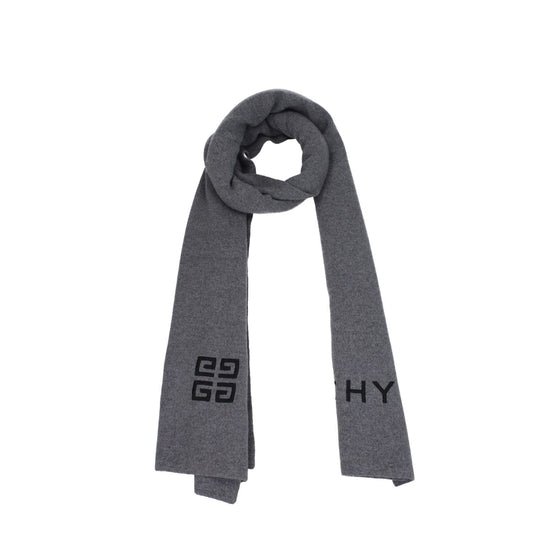 Givenchy Gray Wool Scarf