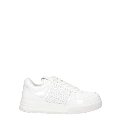 Givenchy White Leather Low Top Sneakers