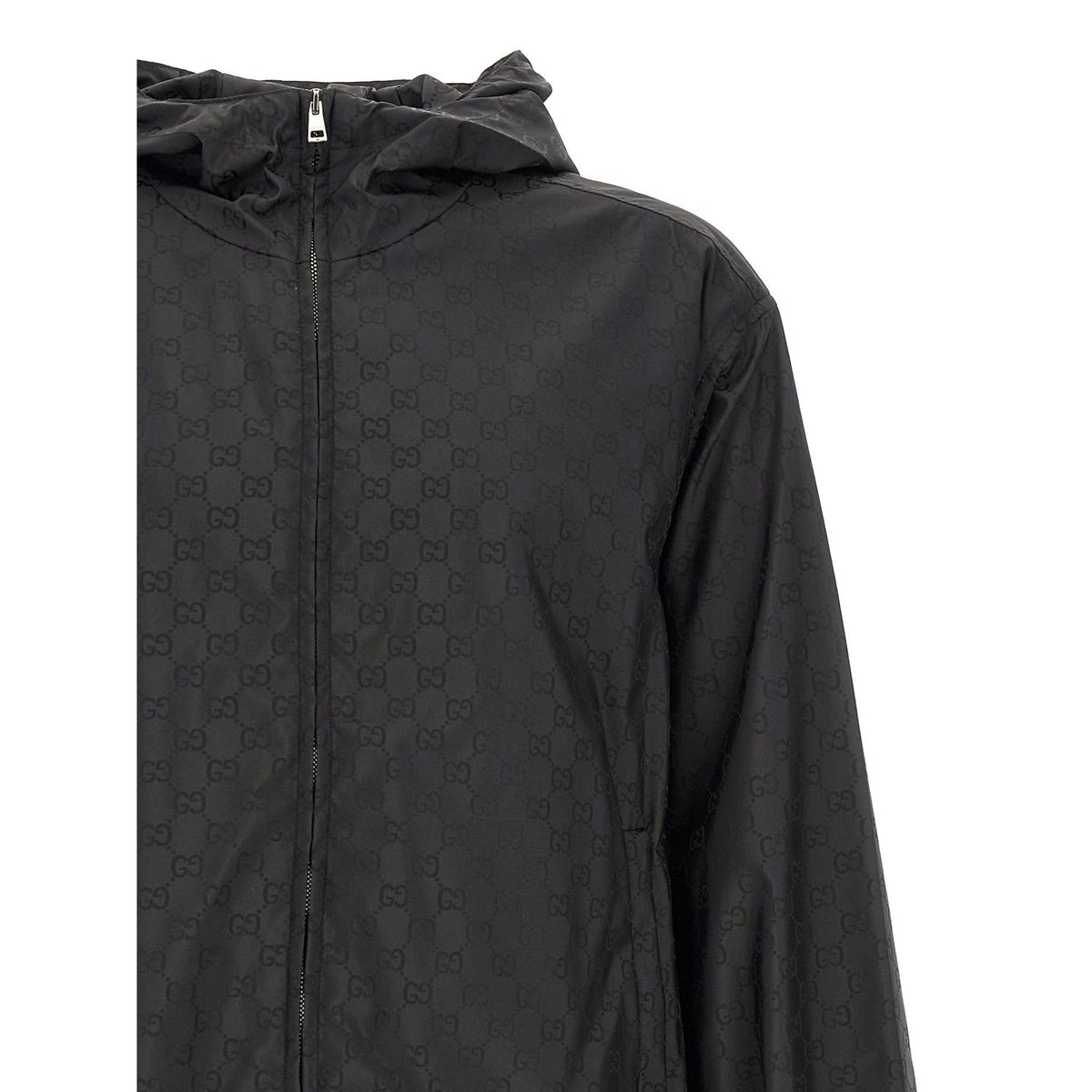 Gucci Black Polyamide Shell Jacket