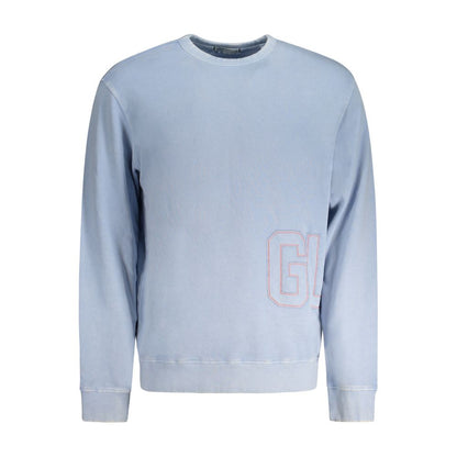 Guess Jeans Azzurro Cotton Men Sweatshirt