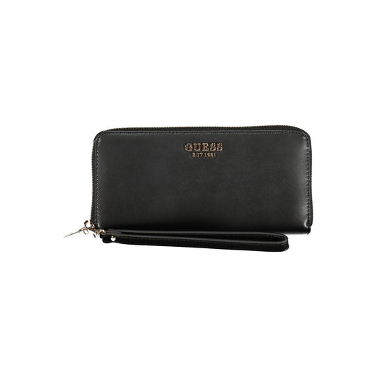 Guess Jeans Nero Polyurethane Women Wallet