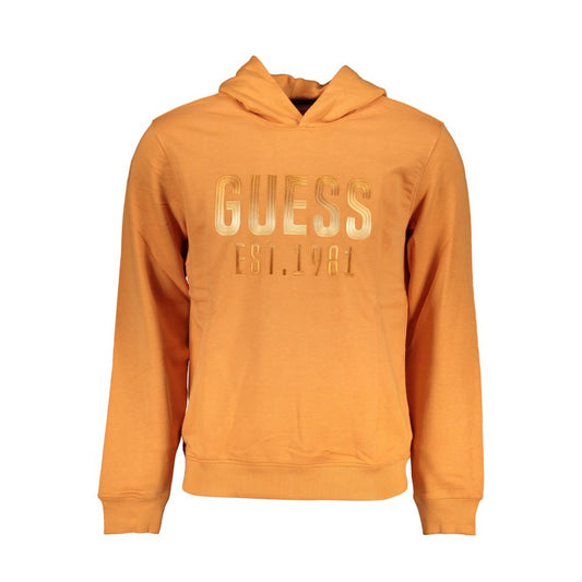 Guess Jeans Orange Cotton Sweatshirt Guess Jeans