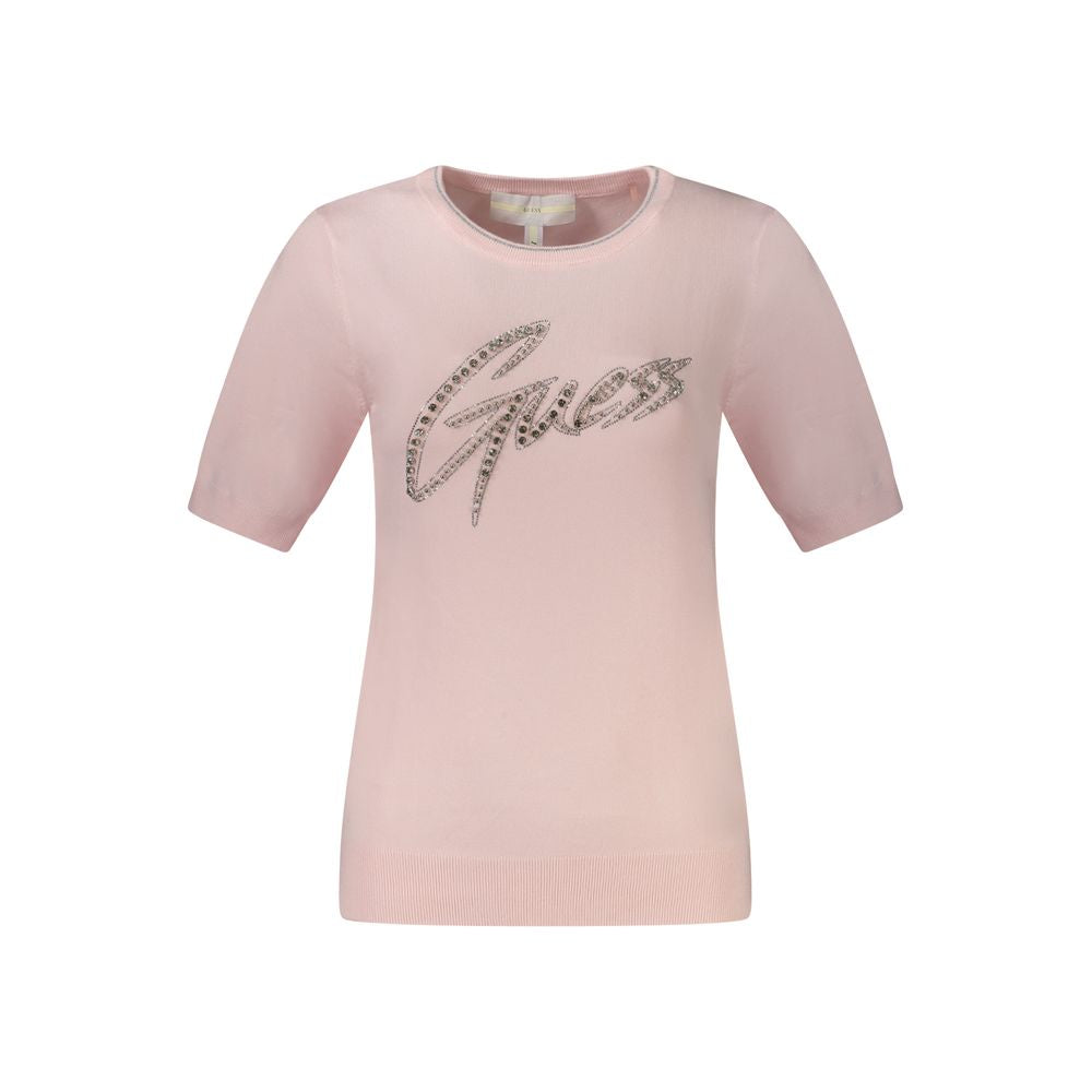 Guess Jeans Rosa Viscosa Women Sweater
