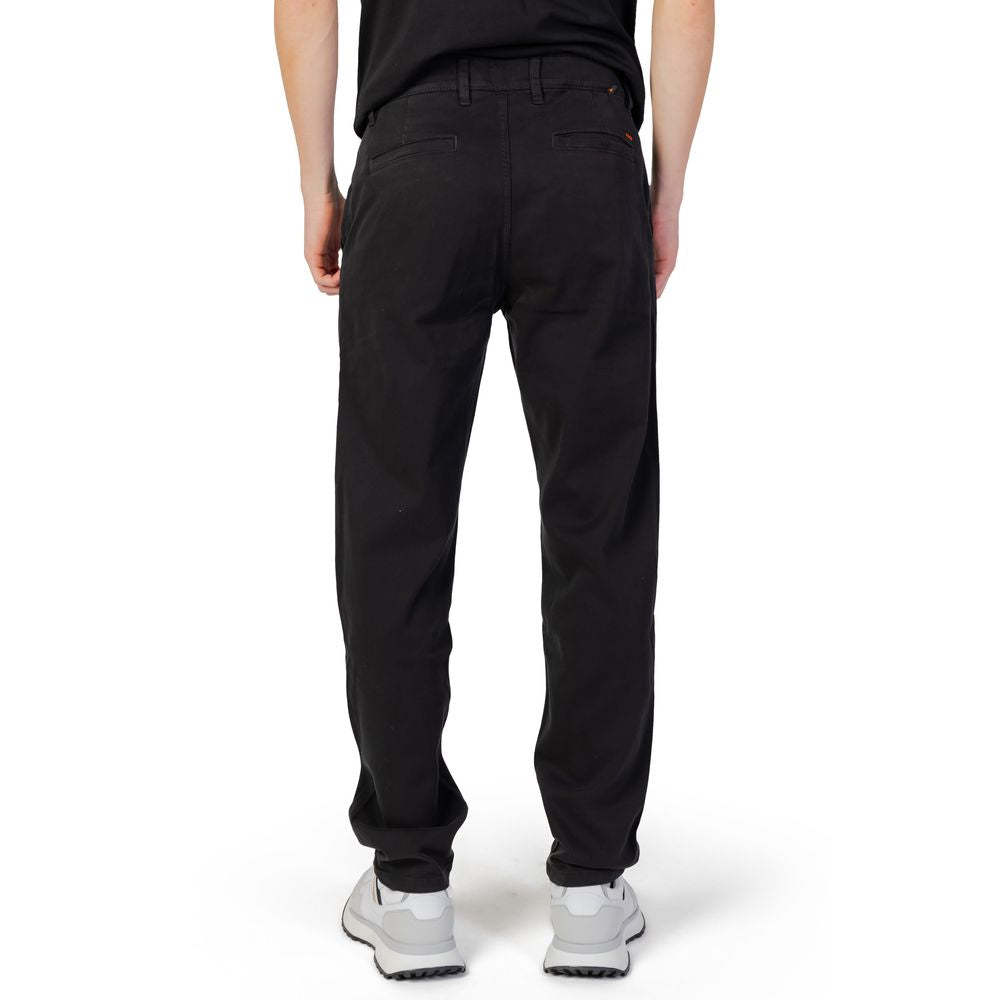Hugo Boss Black Cotton Chino Pants
