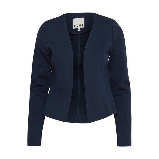 ICHI Blue Polyester Blazer ICHI