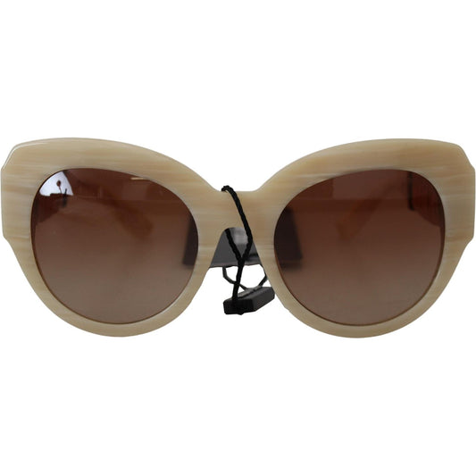 Beige Chic Acetate Women's Sunglasses