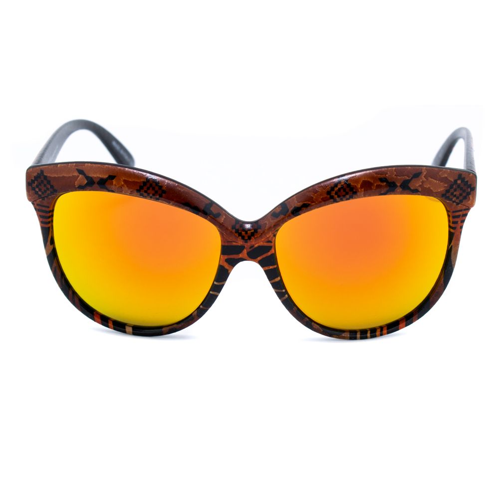 Italia Independent Orange Acetate Sunglasses Italia Independent