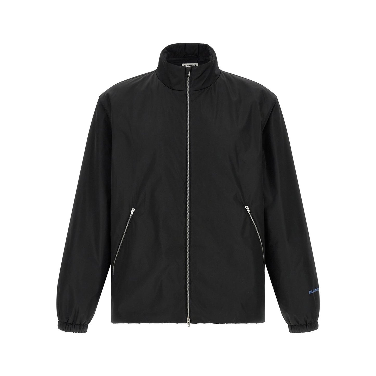 Jil Sander Black Polyester Full-Length Jacket