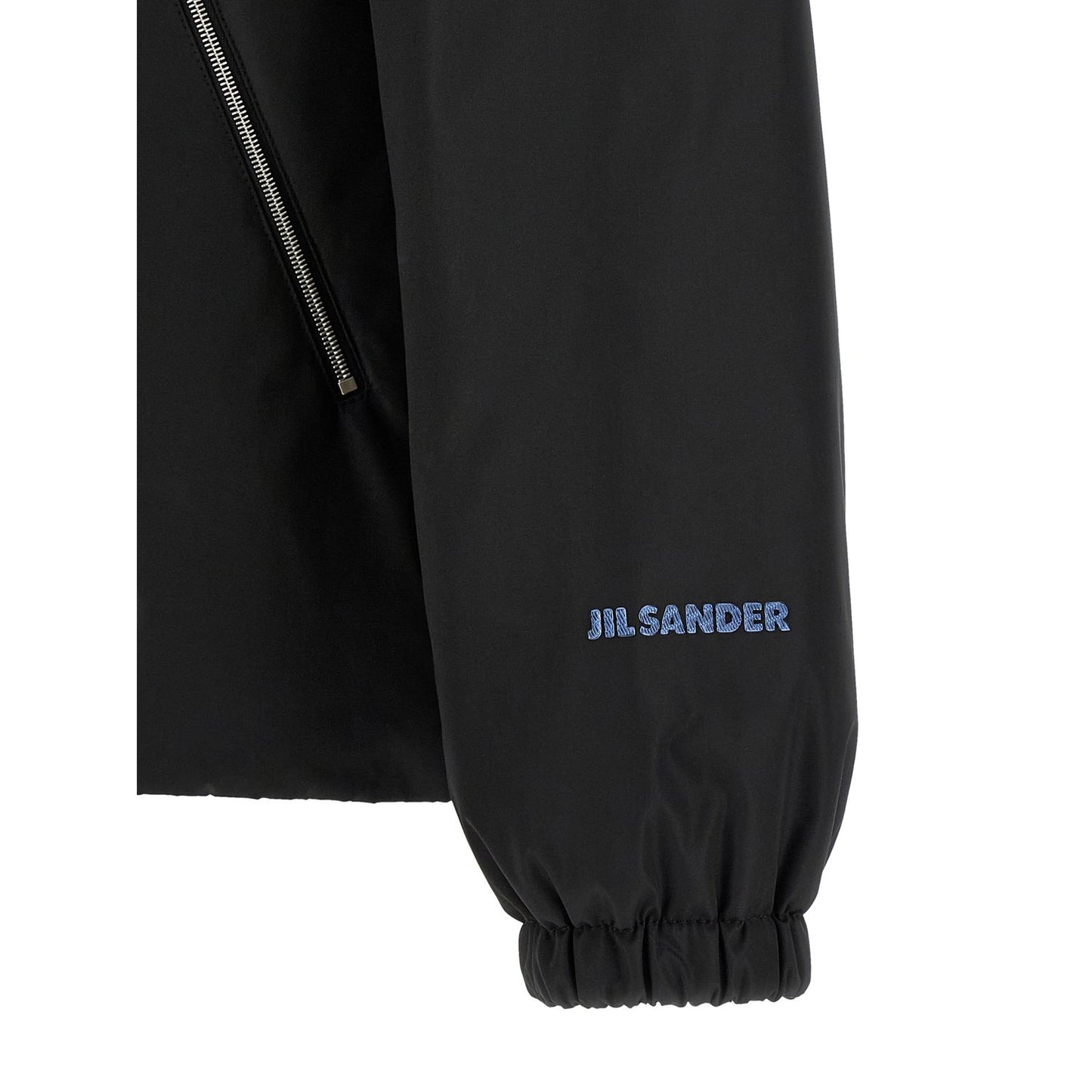 Jil Sander Black Polyester Full-Length Jacket