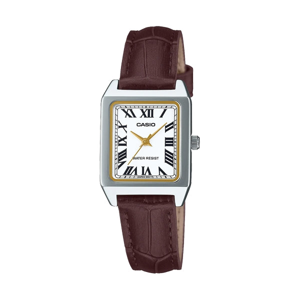 CASIO COLLECTION Mod. TANK, LEATHER - WHITE