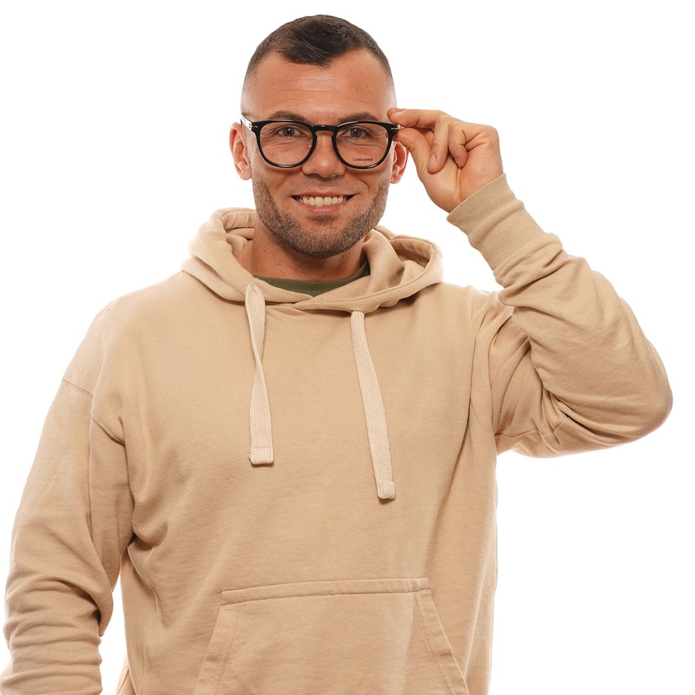 Longines Black Plastic Glasses (Frames)