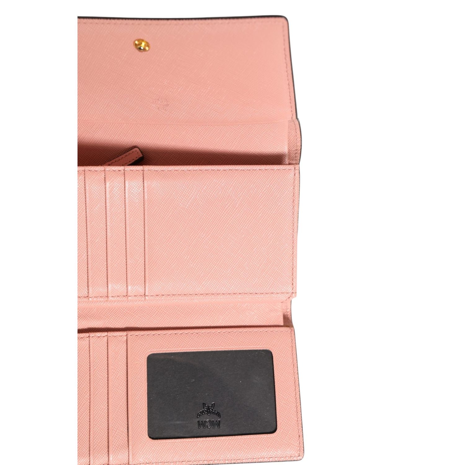 MCM Visetos Rabbit Compact Wallet