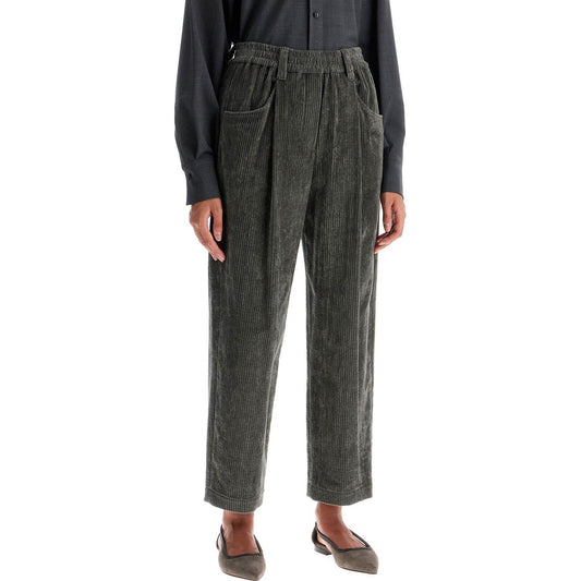 Brunello Cucinelli cropped corduroy pants Trousers Brunello Cucinelli