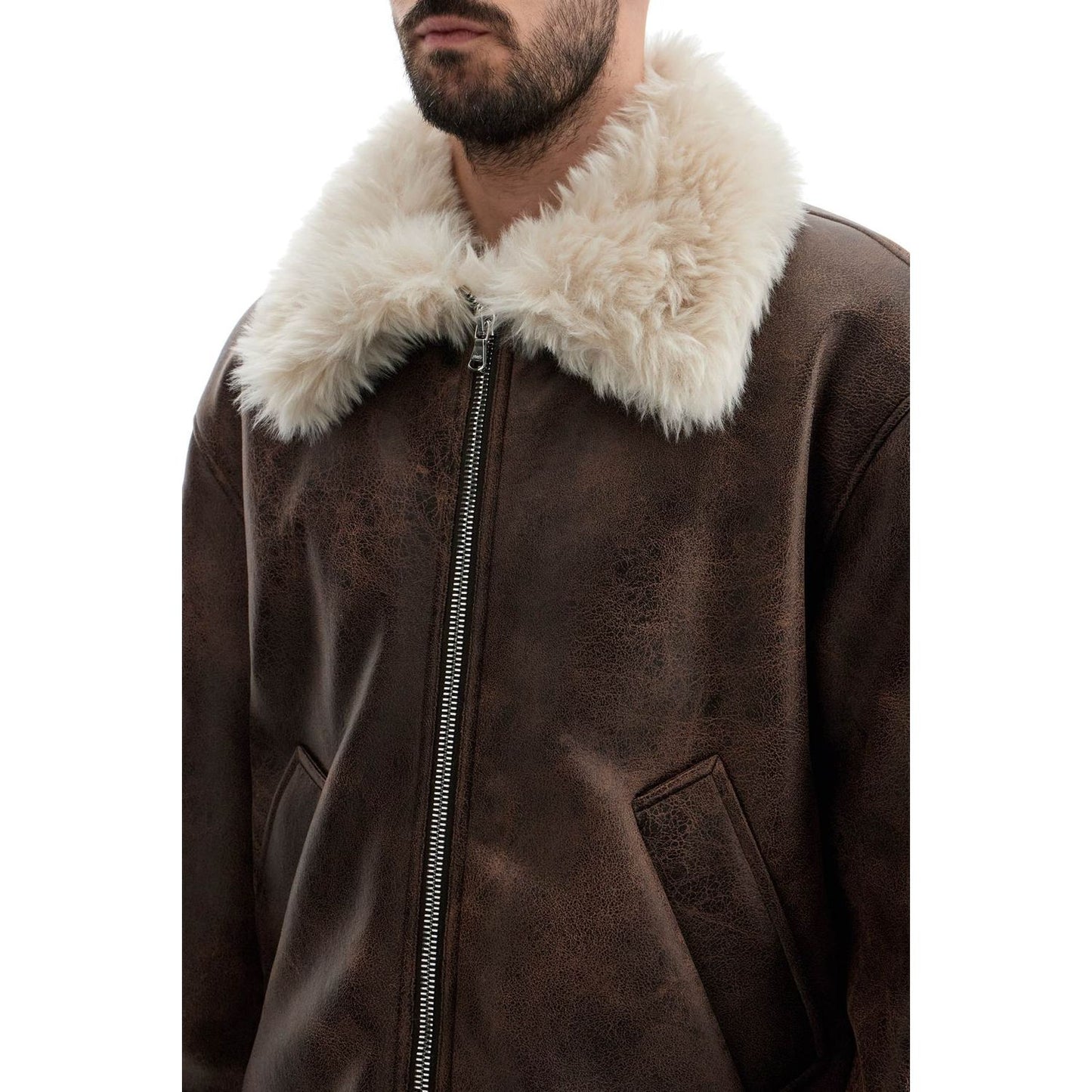 SEFR asante faux shearling jacket Vests SEFR