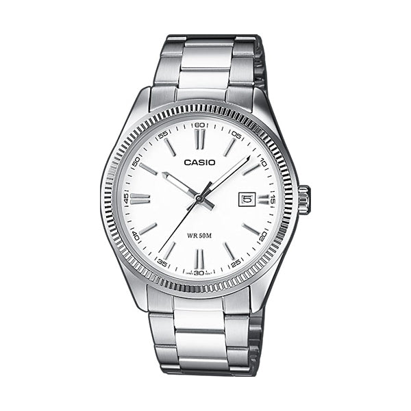 CASIO COLLECTION Mod. DATE - WHITE Gent,Men,READY STOCKED WATCHES,Wristwatch
