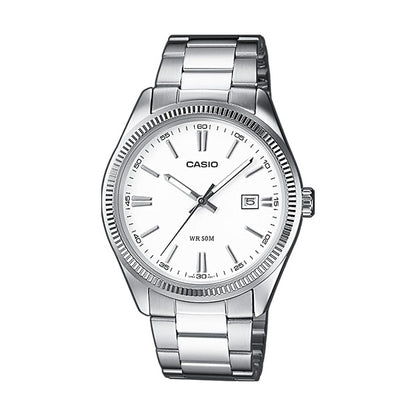 CASIO COLLECTION Mod. DATE - WHITE Gent,Men,READY STOCKED WATCHES,Wristwatch