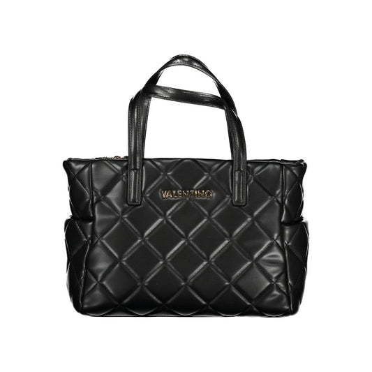 Mario Valentino Black Polyurethane Women's Handbag