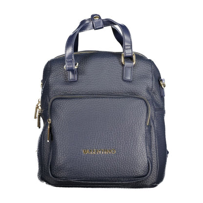 Mario Valentino Blue Polyurethane Women Backpack