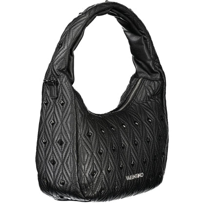 Mario Valentino Nero Polyurethane Women Shoulder Bag