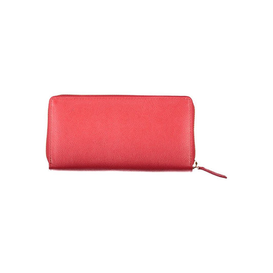Mario Valentino Rosso Polyurethane Women Wallet Mario Valentino