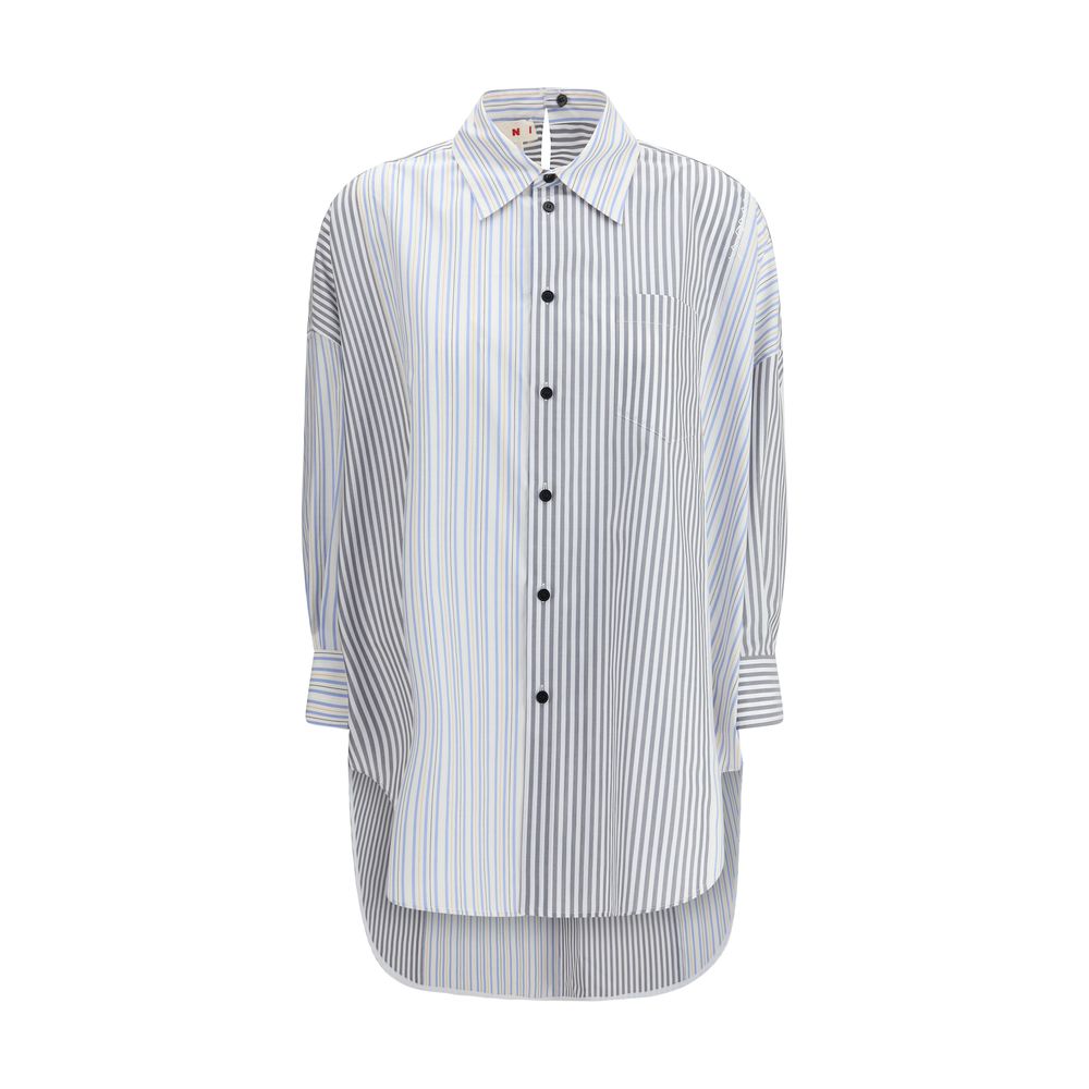 Marni Multicolor Cotton Pattern Shirt 1728,72470364320,Clothing,IT42 | L,Marni,Multicolor,New with tags,Pattern - Shirts - Clothing,Shirts - Clothing,Women