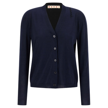 Marni Multicolor Virgin Wool Cardigan