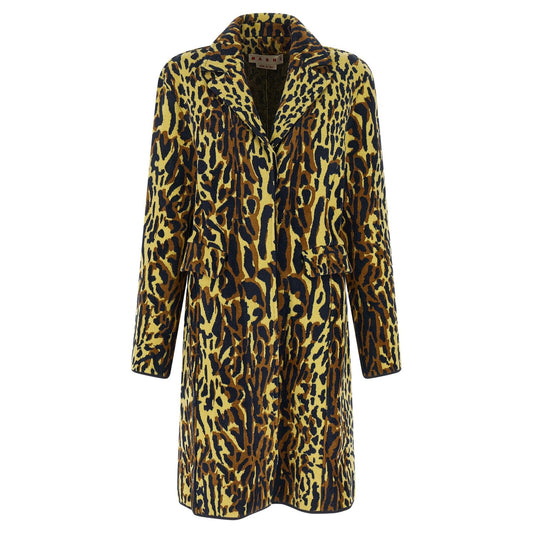 Marni Multicolor Virgin Wool Coat