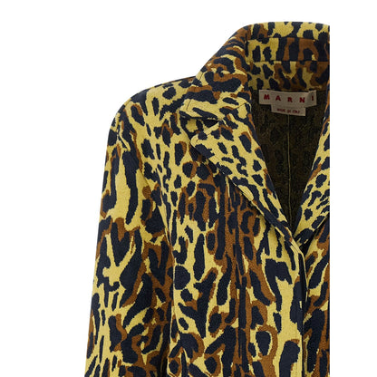 Marni Multicolor Virgin Wool Coat