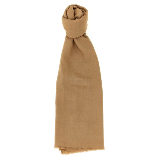 Max Mara Brown Wool Scarf