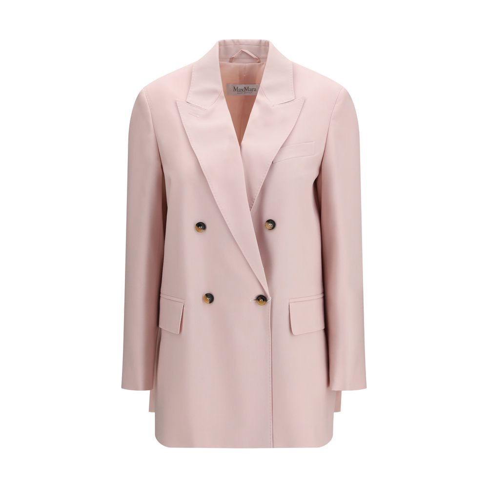 Max Mara Multicolor Fleece Wool Blazer 1728,72470364320,Blazers - Suits & Blazers - Clothing,Clothing,IT40 | M,IT42 | L,Max Mara,Multicolor,New with tags,Suits & Blazers - Clothing,Women