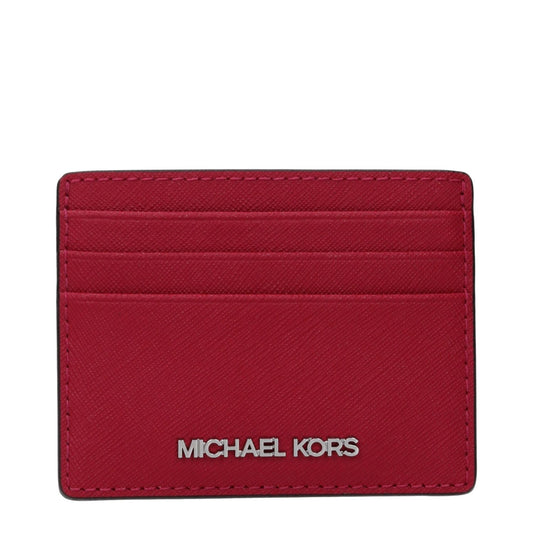 Michael Kors Red Leather Cardholder 1728,75667636384,Accessories,Cardholders - Wallets - Accessories,Michael Kors,New with tags,Red,Wallets - Accessories,Women