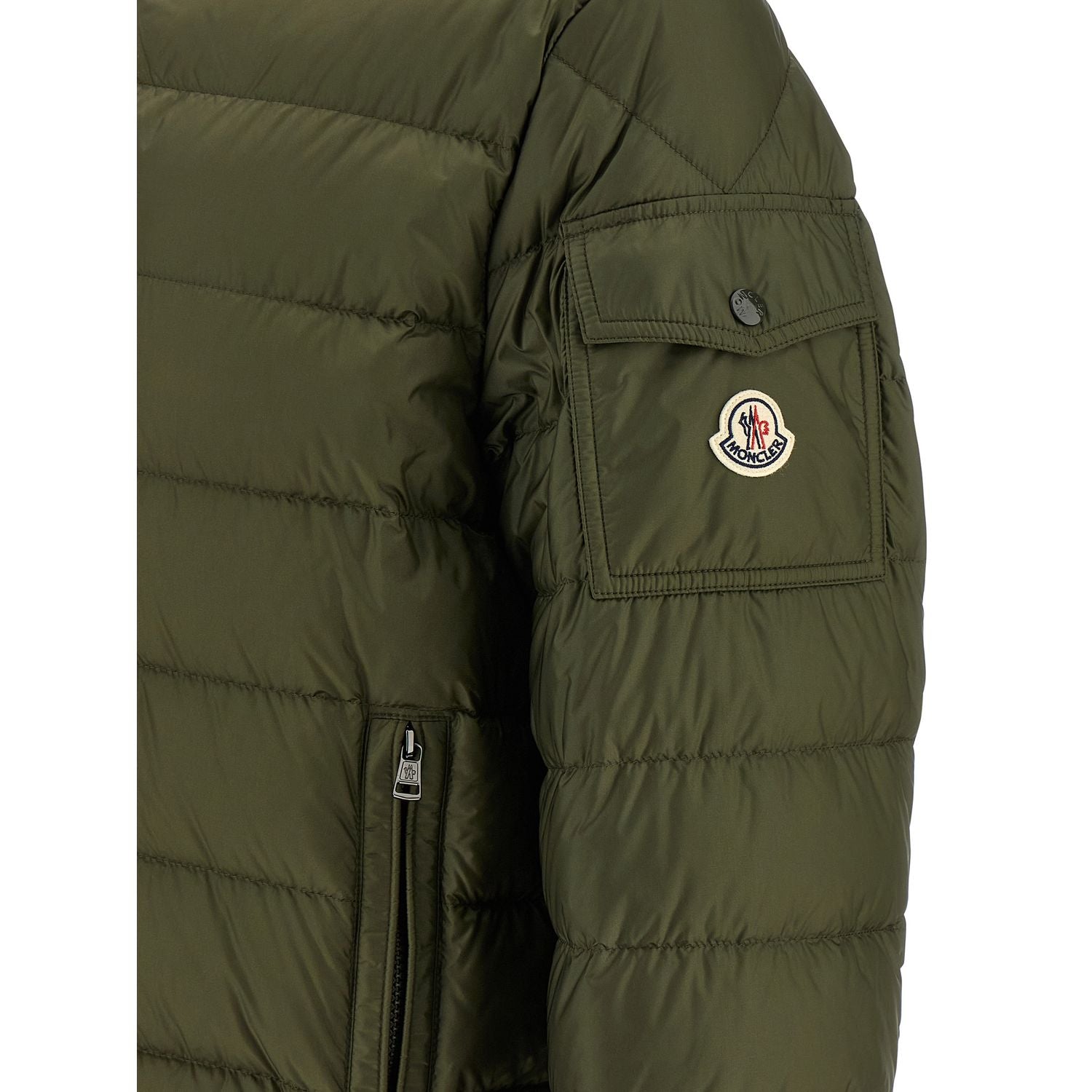 Moncler Bicolor Polyamide Full-Length Jacket