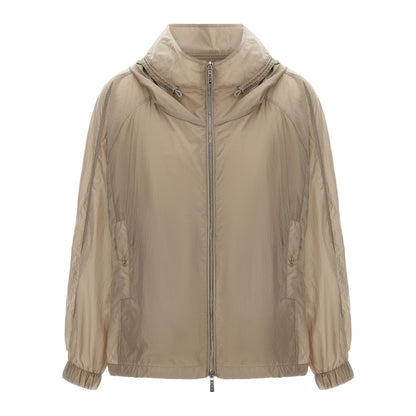 MooRER Beige Polyester Shell Jacket