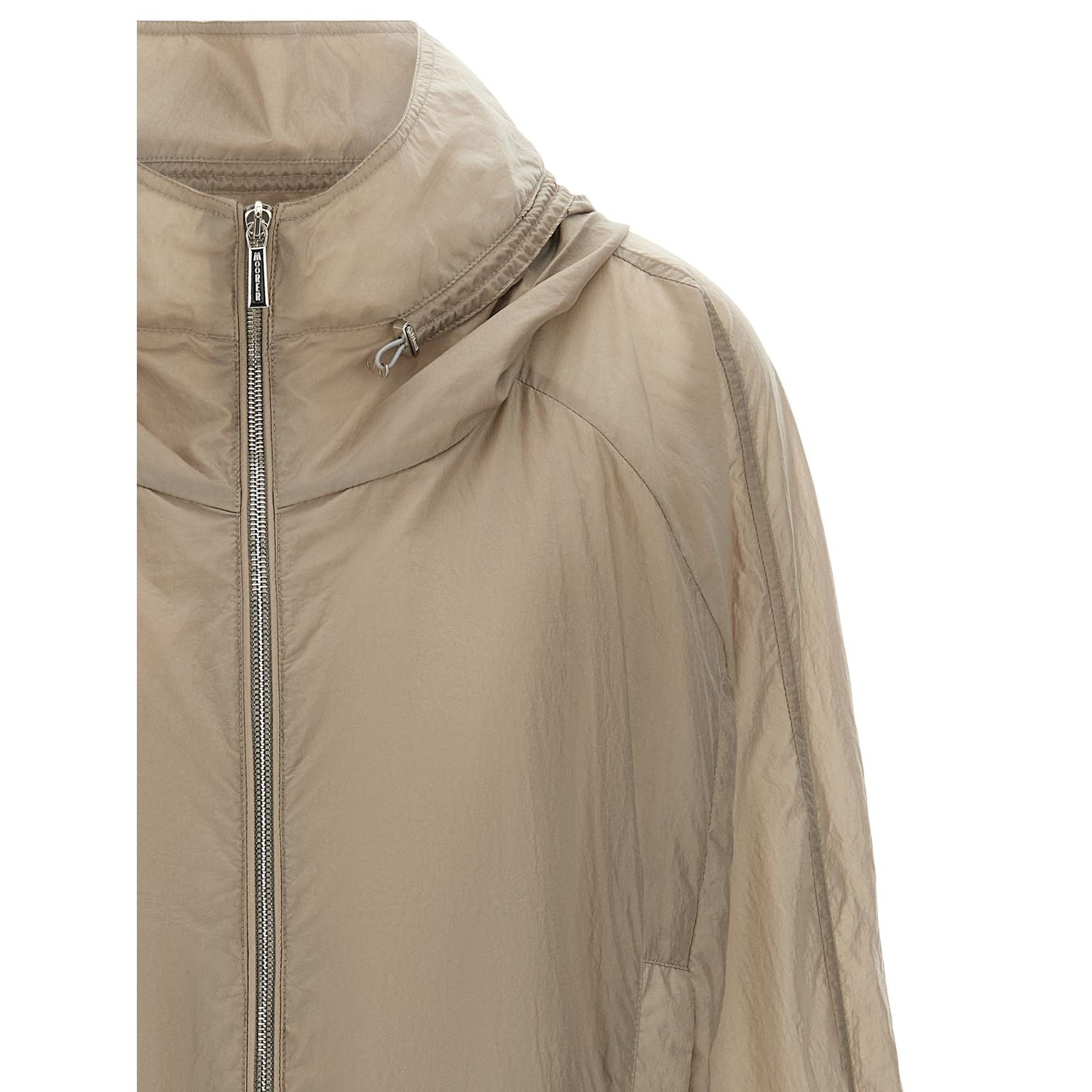 MooRER Beige Polyester Shell Jacket