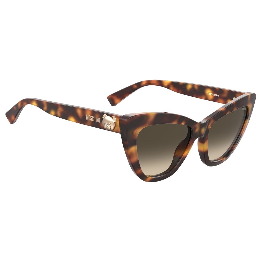 Moschino Brown Acetate Sunglasses