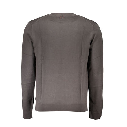 Napapijri Grigio Cotton Men Sweater