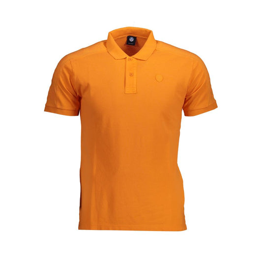 North Sails Arancione Cotton Men Polo North Sails