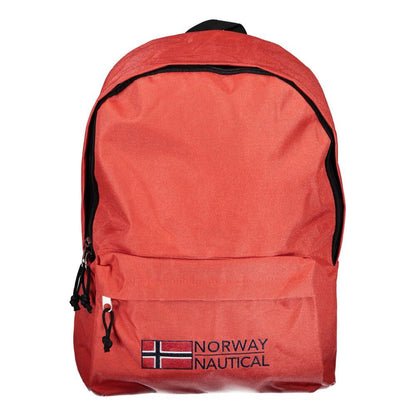 Norway 1963 Rosso Polyester Men Backpack
