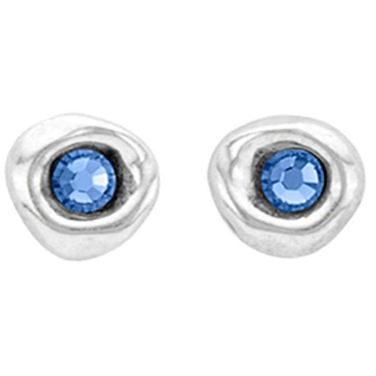 ORECCHINI UNO DE 50 MOD. UD_PEN0633AZUMTL0U DESIGNER FASHION JEWELLERY